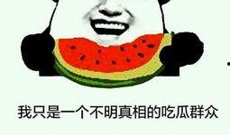 吃瓜就吃瓜别参与,旁观者清，参与无益